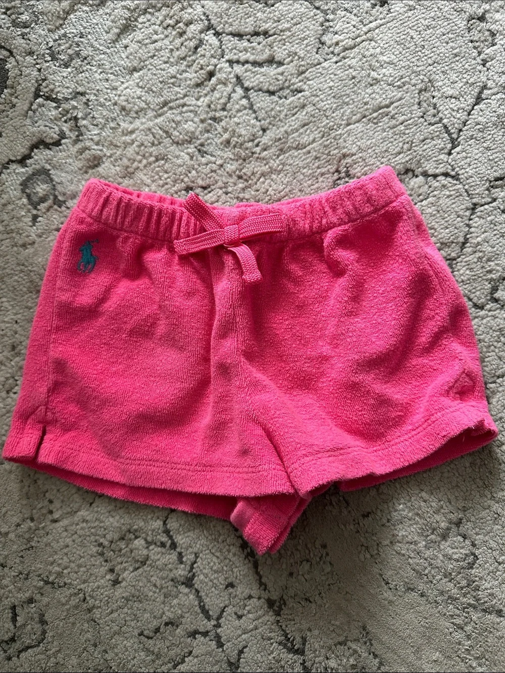 Ralph Lauren‎ Hot Pink Terry Knit Girls' Shorts